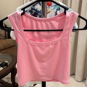 SHEIN Pink Crop Top